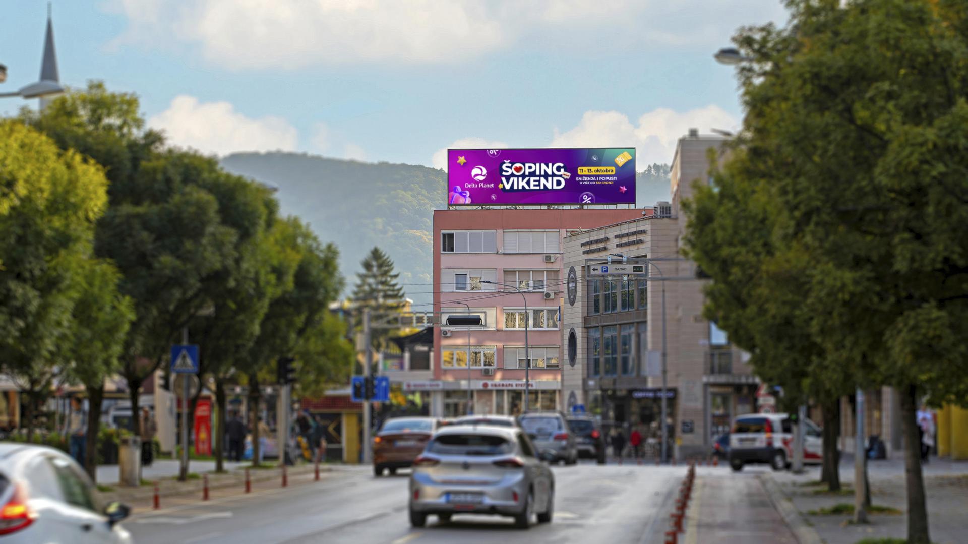 LED bilbord Banja Luka